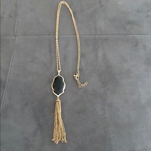 Black Stone Necklace